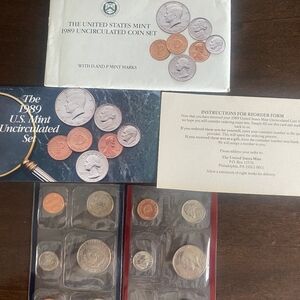 1989 U.S. Mint Uncirculated Coin Set